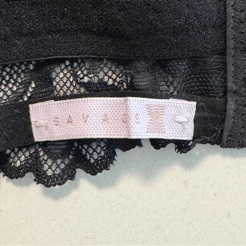 Savage X Fenty lace black bra 2X - Picture 6 of 7